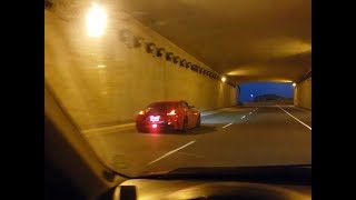 Insanely Loud Twin Turbo 370z Flyby  Open Wastegates [upl. by Atauqal410]