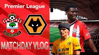 Southampton FC 01 Wolves  MATCHDAYVLOG  202122 Premier League Season [upl. by Nedyah520]