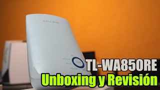 TPLINK TL WA850RE Unboxing y Revisión de este repetidor WiFi para el hogar [upl. by Garrott]