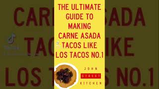 Carne Asada Taco Recipe like Los Taco No 1 [upl. by Ennairol418]