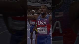 Noah Lyles winning 100 meteres by 0005s sport tracknfield sprint [upl. by Kcajyllib]