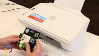 How to Replace Ink Cartridges in the HP® Deskjet 2652 and Deskjet 2655 [upl. by Scharff]