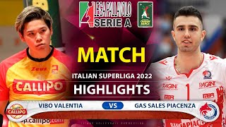 Yuji Nishida vs Lagumdzija Adis  Vibo Valentia vs Gas Sales Piacenza  Italian Superliga 2022 [upl. by Eidahs]