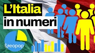 I numeri della popolazione italiana dati grafici e statistiche della nostra demografia [upl. by Yttiy]