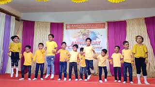 Annual Day 2023  English action song UKG [upl. by Siladnerb]