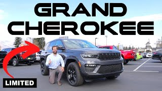 2024 Jeep Grand Cherokee Limited Black Appearance Best SUV Value [upl. by Benson244]