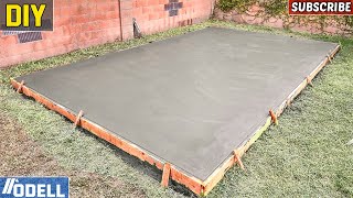 How to Build a Storage Shed Slab Foundation [upl. by Anohs]