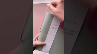 Unboxing Filofax Domino Soft seagrass  filofaxing firstimpressions [upl. by Anavi573]