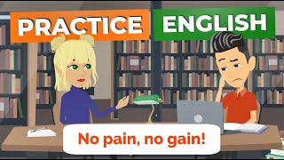 Easy to Learn English Speaking Practice  Shadowing English Conversation Listening [upl. by Melinde589]