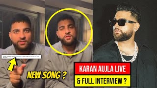 Karan Aujla FULL interview Leaked [upl. by Torrie49]