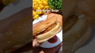 Burger 😍 recipe burgerrecipe foodiefromgwalior burger [upl. by Nirra]