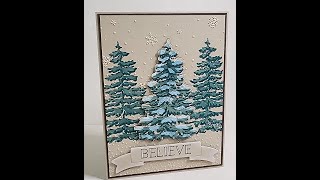 Frosted Forest Christmas card [upl. by Justina]