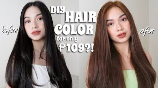 DIY HAIR COLOR FOR DARK HAIR FOR ONLY PHP 10900  Danah Asaña Philippines [upl. by Mackenie]