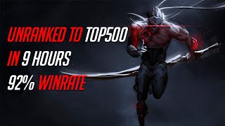 I did an unranked to top500 in the last week of the season [upl. by Ninehc]