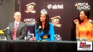 Watch the press conference of Big Brother Africa The Chase winner Dillish [upl. by Akimik]