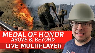 Medal of Honor Above and Beyond Multiplayer LIVE Gameplay Quest 2 wireless w Virtual Desktop [upl. by Ness]