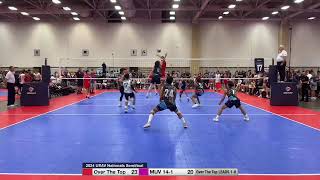 Miami United 14 Natl Camilo v Over The Top 141  2024 USAV Nationals  Semifinal [upl. by Ciaphus]