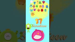 Lets Count from 1 to 20 counting kidssongs kidslearning numbersong shorts [upl. by Dorita954]