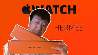 年轻人的第一个爱马仕，开箱Apple Watch Hermes表带 [upl. by Morgun]