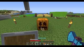 How to make Jack o lantern in minecraft 1165 survival tutorial 30 sec tutorial [upl. by Htessil]