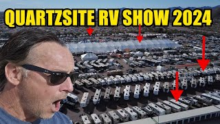 Quartzsite  2024 RV Show Tent Walk Thru  Best RV Show in America [upl. by Annek]