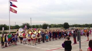 Saginaw High School Band Marchathon 2013 [upl. by Danya]