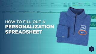 How to Fill Out a Personalization Spreadsheet [upl. by Luedtke643]