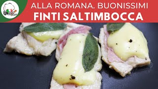 Finti saltimbocca alla romana in 1 minuto  ricette veloci  FoodVlogger [upl. by Cristiona94]