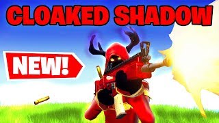 NEW CLOAKED SHADOW Fortnite Skin GAMEPLAY  PS4 PRO Fortnite GAMEPLAY Fortnite Season 7 [upl. by Enialed]