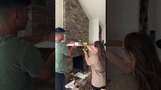 Living Room Makeover Part 3 diyhomerenovation diy livingroomupgrade [upl. by Andromede]