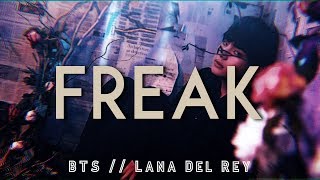 fmv BTS  Freak Lana Del Rey [upl. by Annai]