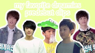 my favorite nct dream predebut clips [upl. by Akinal588]