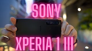 Sony Xperia 1 III HandsOn 4K 120Hz Sony Zeiss Camera [upl. by Carson]