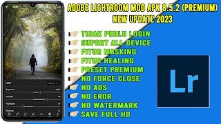 Lagi Lagi New Update Adobe Lightroom MOD APK 8 5 2 Premium new 2023 [upl. by Jaclyn727]