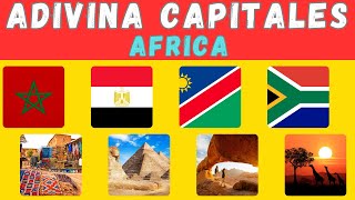 ¿Crees saber todas las capitales de Africa 🌎🧠🤔  Adivina la capital  Trivias Online  Geografía [upl. by Giliana]