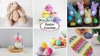 10 Free Crochet Easter Patterns to Celebrate [upl. by Busey]