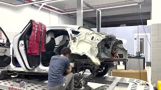 Spectacular Accident Car Restoration Master Hans Astonishing Skill Brings it Back to Brand New [upl. by Rives]