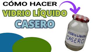 CÓMO hacer VIDRIO LÍQUIDO Barniz Y Resina CASERA FÁCIL y ECONÓMICA [upl. by Melva]