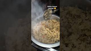 Akkha masoor khichdi recipe 😋😋😋😋shorts ytshorts akkhamasoor motivation [upl. by Anilemrac]