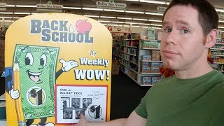 Dollar Tree 1 Bluray amp Dvd Out and About Video [upl. by Iatnwahs]