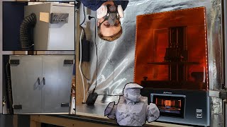 How To Make 3d Printer Enclosure With Carbon Filter Extractor Fan [upl. by Hanford350]