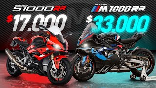 2023 BMW S1000RR vs M1000RR ┃ What Makes the quotMquot so Expensive [upl. by Dielle912]