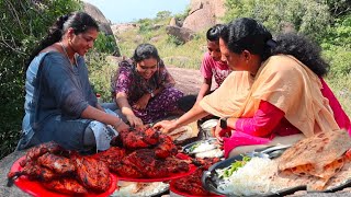 outdoor cooking  forest cooking  Village cooking  cooking in mountain BBQ chicken [upl. by Anoy570]