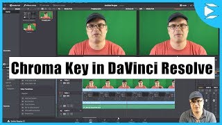 Quick and Easy Chroma Key in Davinci Resolve [upl. by Iams]