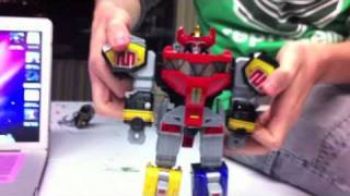 Go Go Parody Ranges  MMPR Dino Megazord [upl. by Einna]