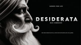 Desiderata  Words for Life – Max Ehrmann Powerful Life Poetry [upl. by Ensign]