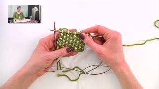 Knitting Help  Two Color Knitting Tricks [upl. by Rox]