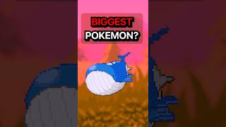 Who is the BIGGEST Pokemon pokemon shorts [upl. by Ameyn441]