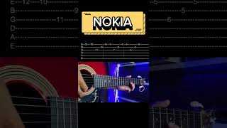 NOKIA RINGTONE GUITAR TABS [upl. by Nevin379]