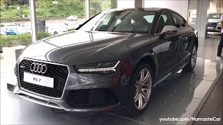 Audi RS 7 Sportback 4G8 40 TFSI Quattro 2017  Reallife review [upl. by Worlock]